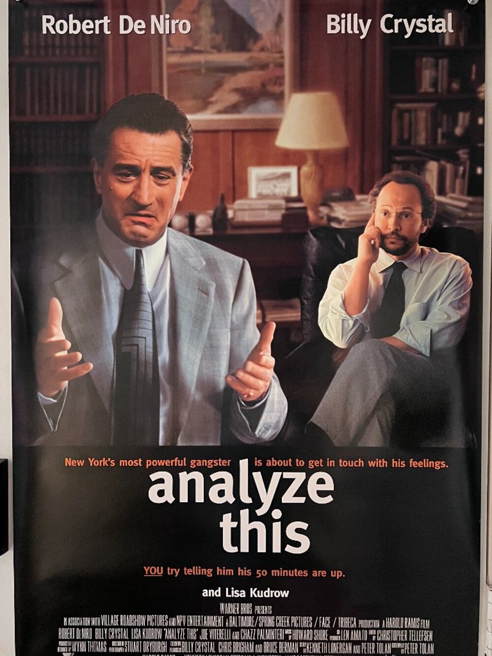 ANALYZE THIS (1999) / ANALYZE THAT (2002) - ORIGINAL DOUBLE SIDED MOVIE POSTERS